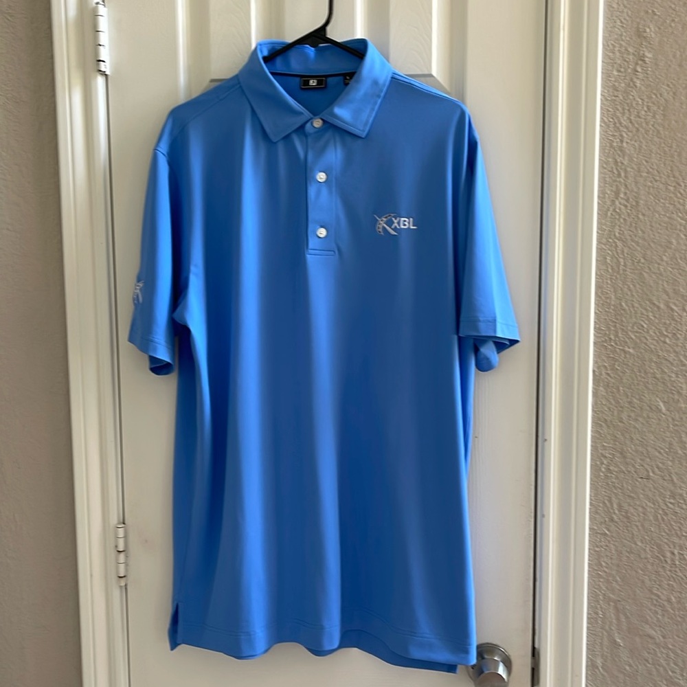 Men's FootJoy Blue Performance Polo Shirt